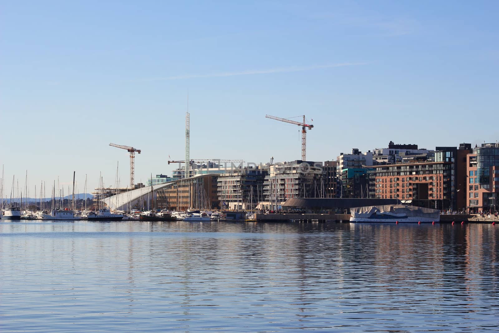 Aker Brygge is an area in Oslo, Norway. It is a popular meeting place for shopping, dining, and entertainment. As many as 12 million visitors a year make Aker Brygge Norway's biggest destination.