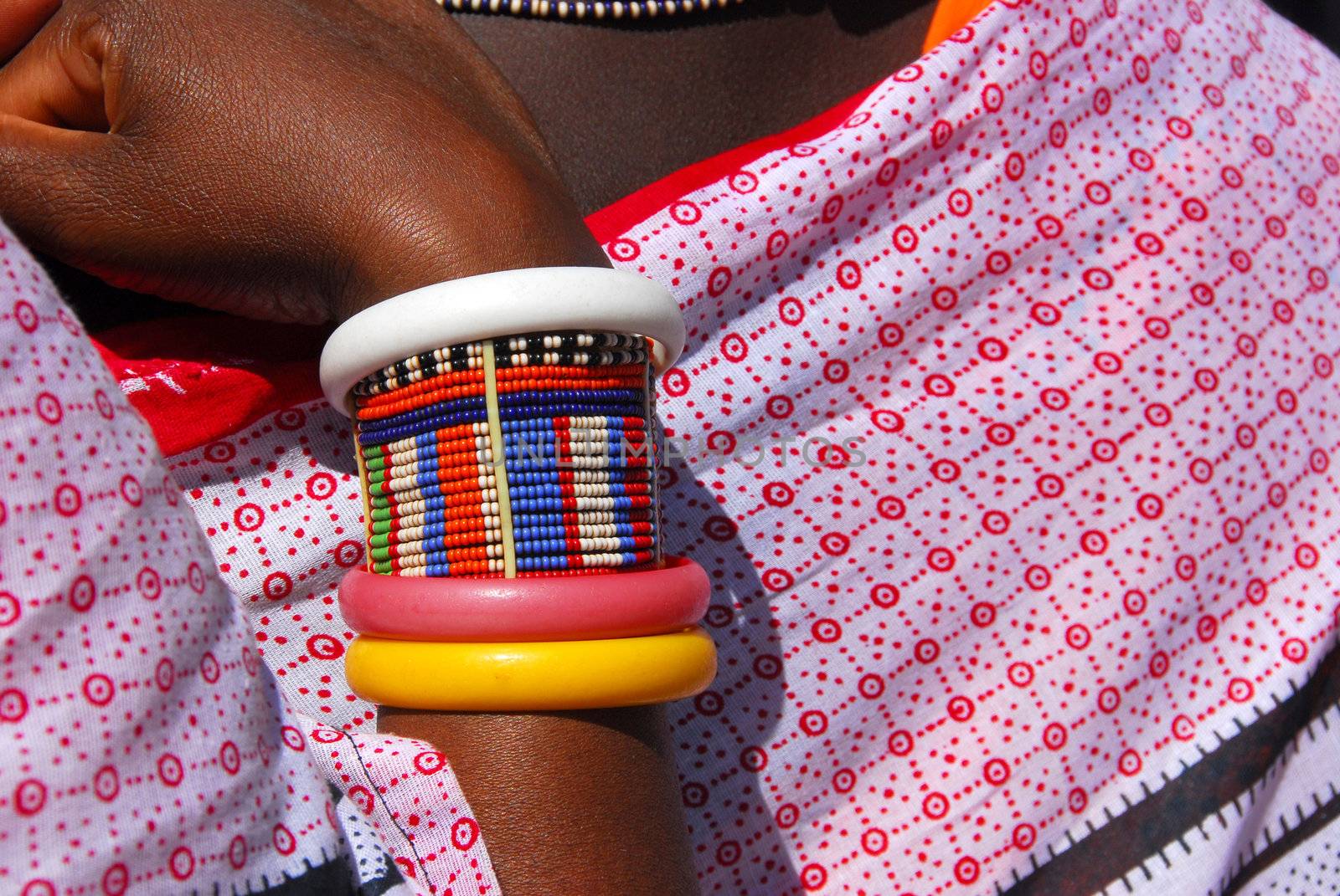 typical jewel of the Masai tribe