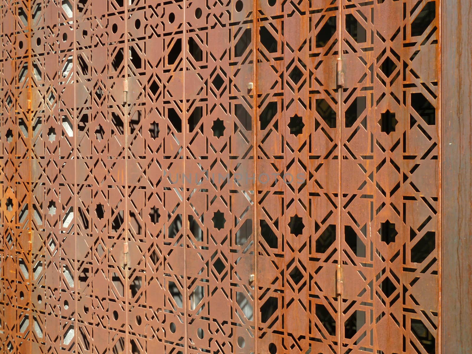 rusty filigree surface