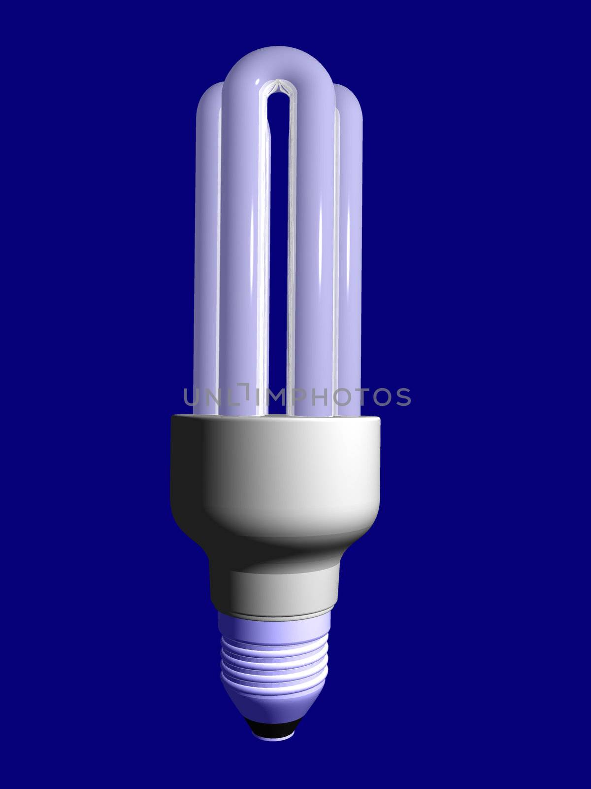 3D energy saving lamp