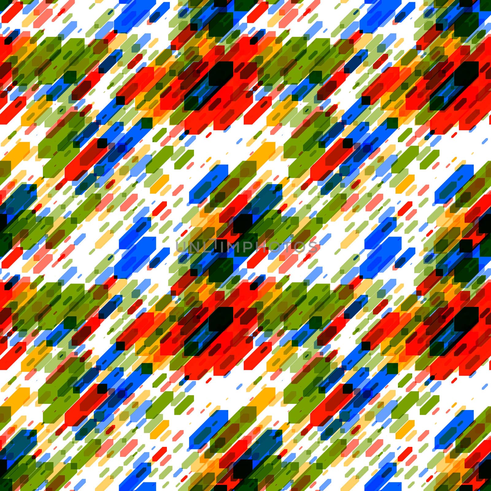 Diagonal Shapes Dynamic Abstract Seamless Pattern