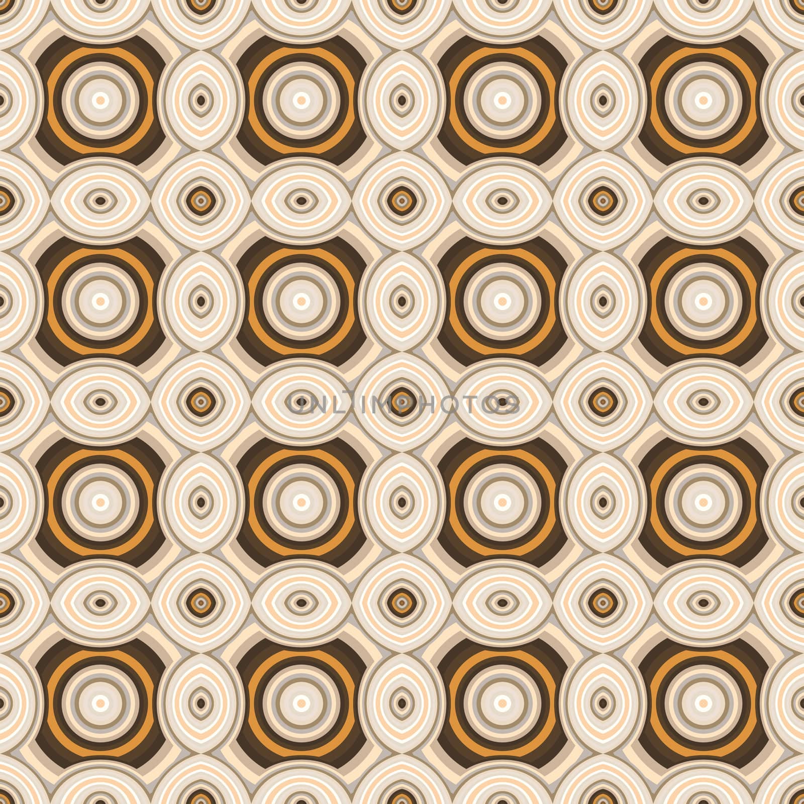 Geometric Retro Design Style Wallpaper Seamless Pattern