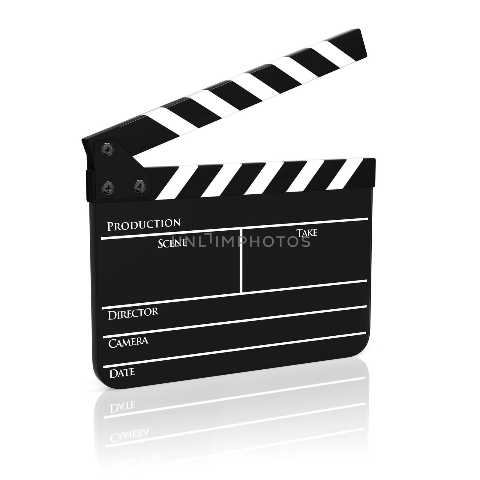 Clapboard isolated by dimol