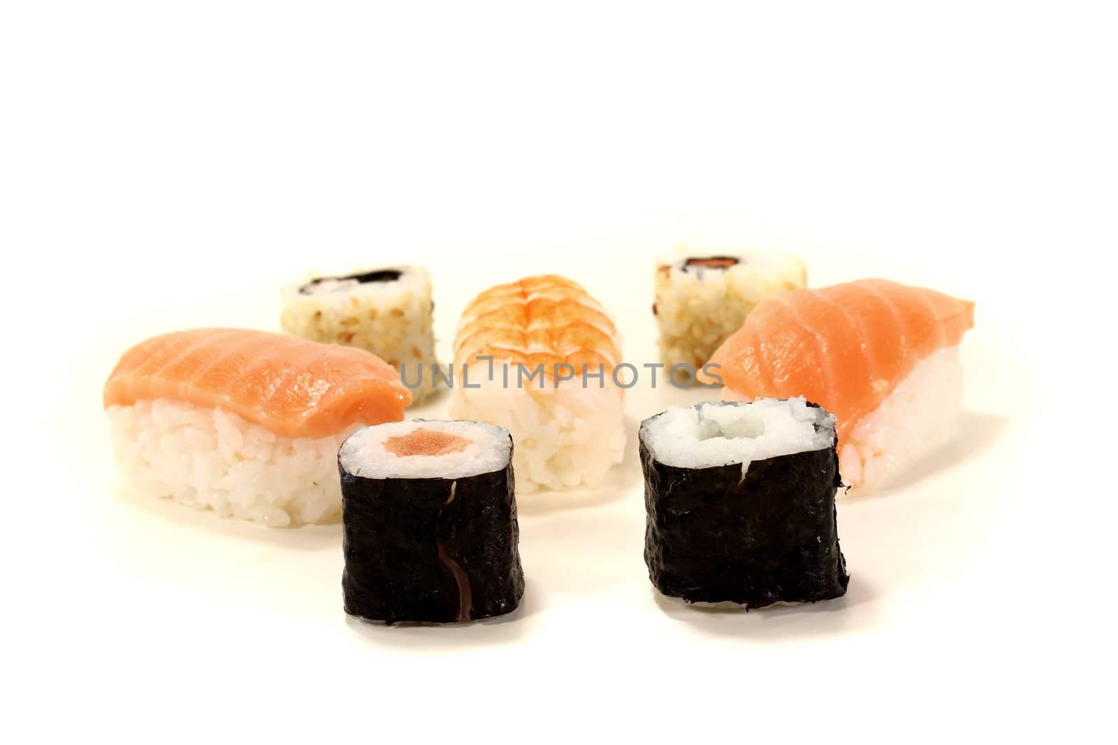 fresh Japanese Sushi by discovery