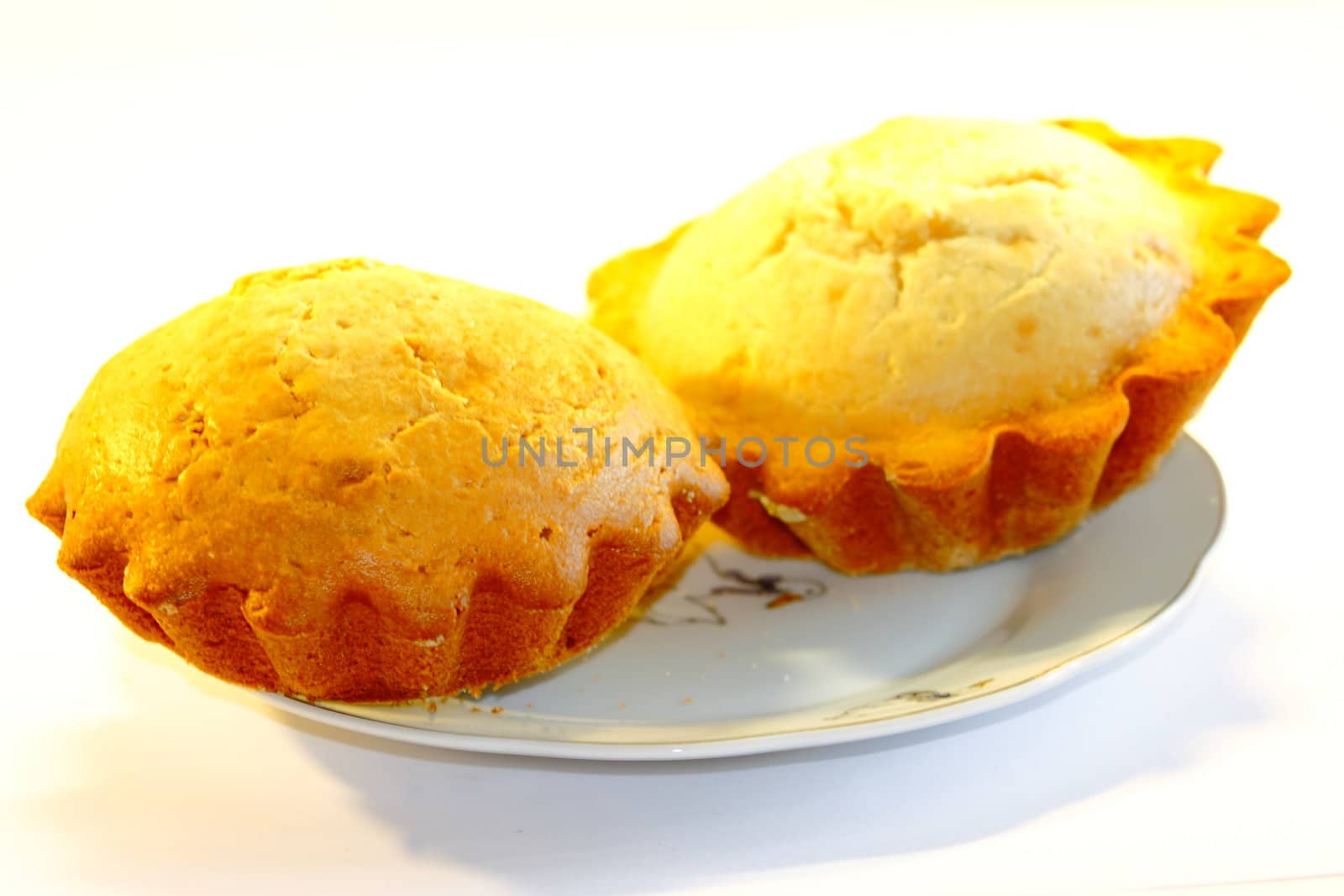 cakes on a white background, dinner, lunch, breakfast