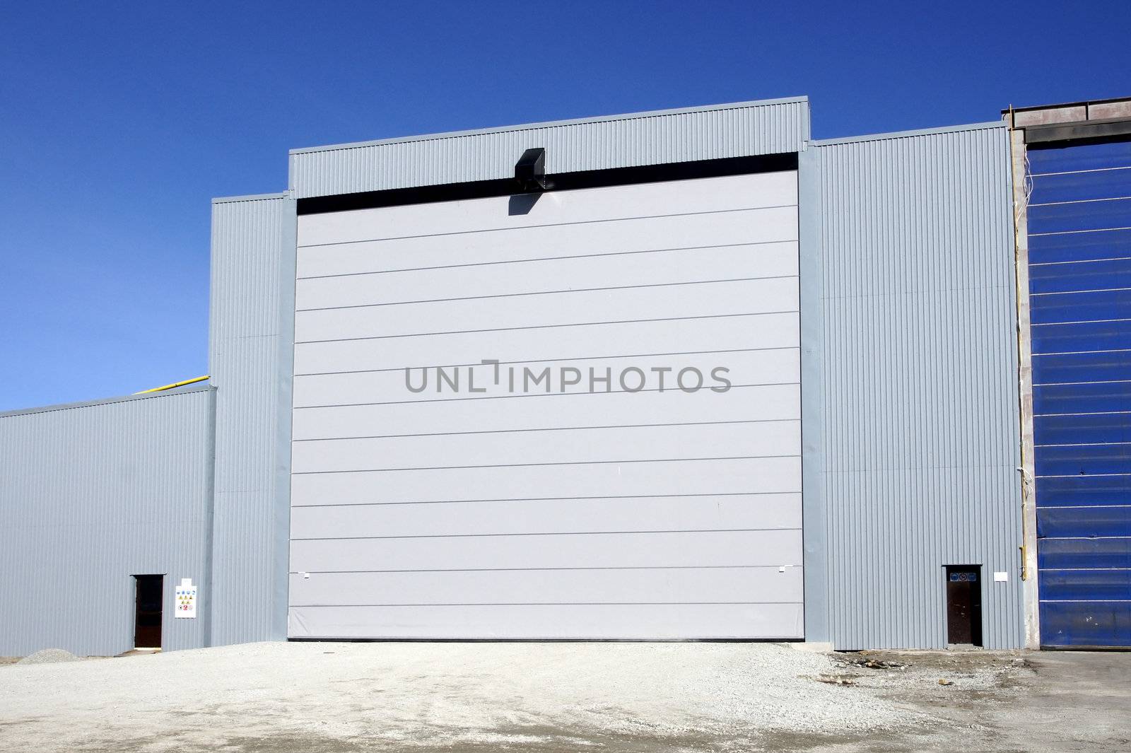 Greater rising gate of industrial facility