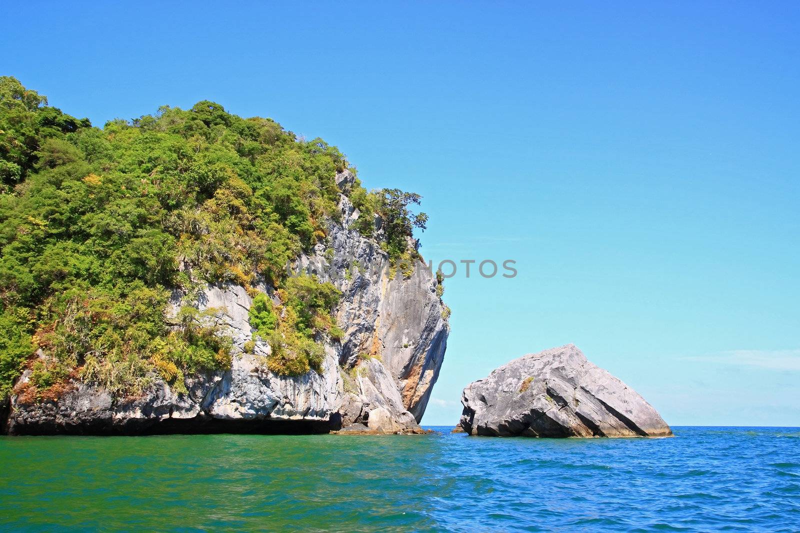 Snokeling Point at Andaman Sea Thailand