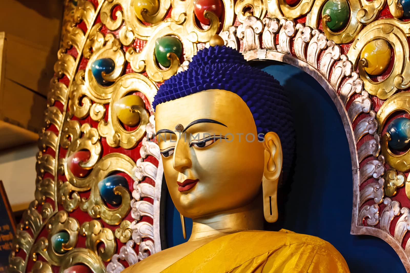 Detail of the face from buddha by jame_j@homail.com