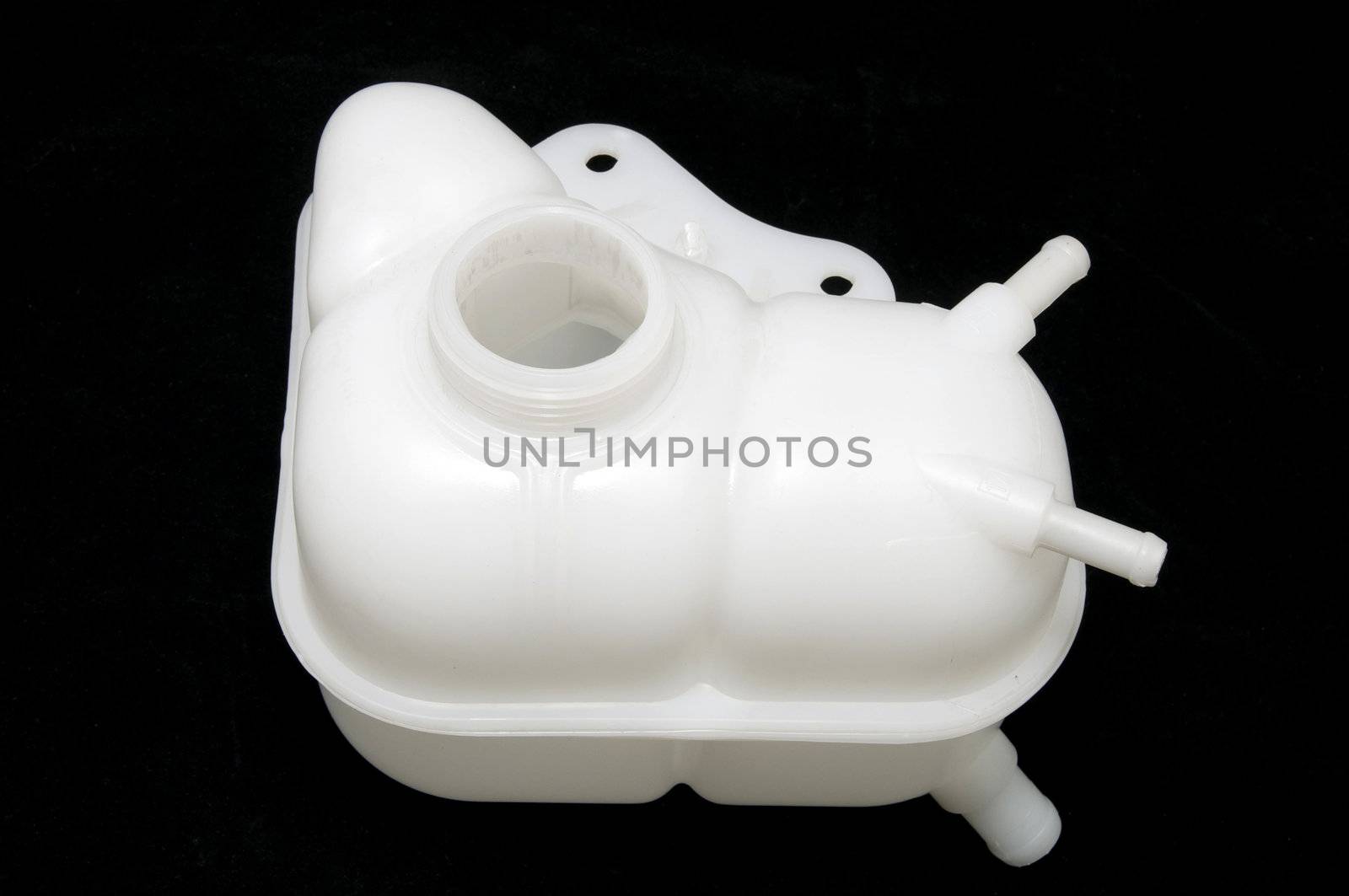 New car washer tank on a white background