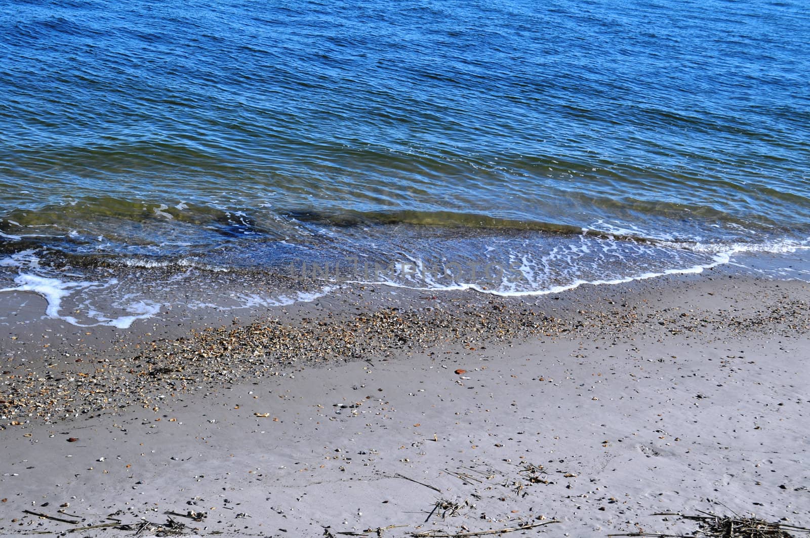 Charleston SC beach with light ripples by RefocusPhoto
