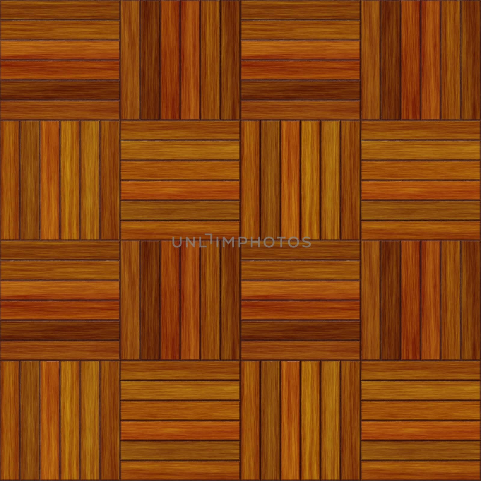 Wooden Floor Seamless Pattern - Realistic Bitmap Illustration