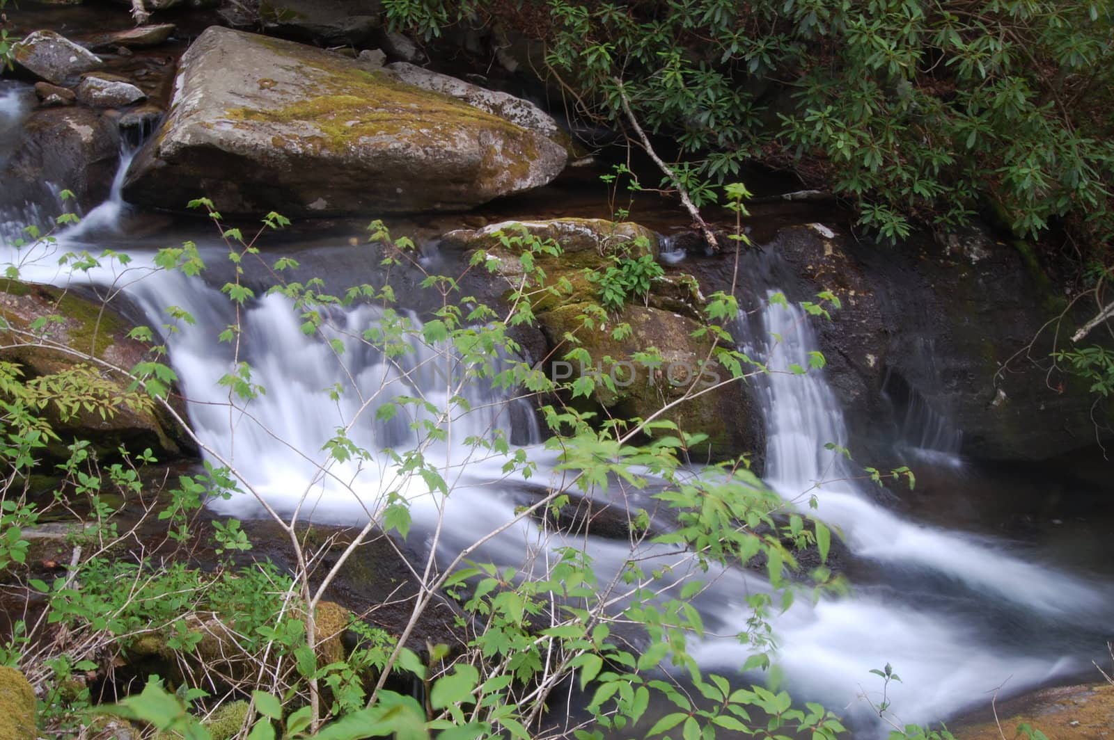 Smoky Mountain Waterfall by tyroneburkemedia@gmail.com