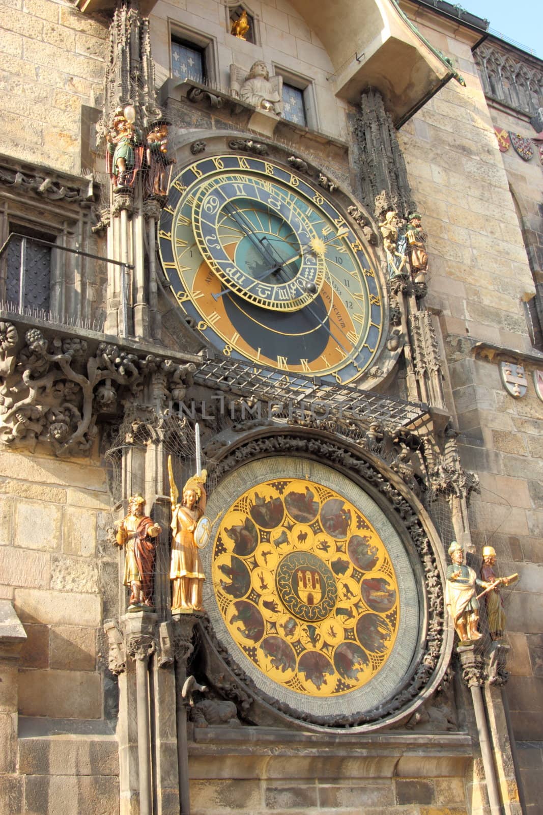 Astronomical clock Old Town Square Prague Czech Republic