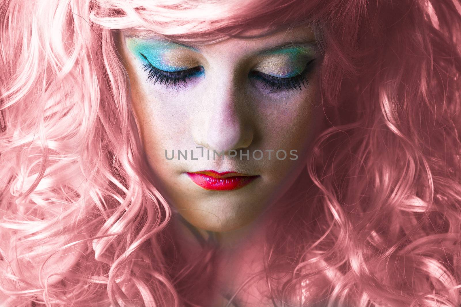 pink haired fairy girl by FernandoCortes