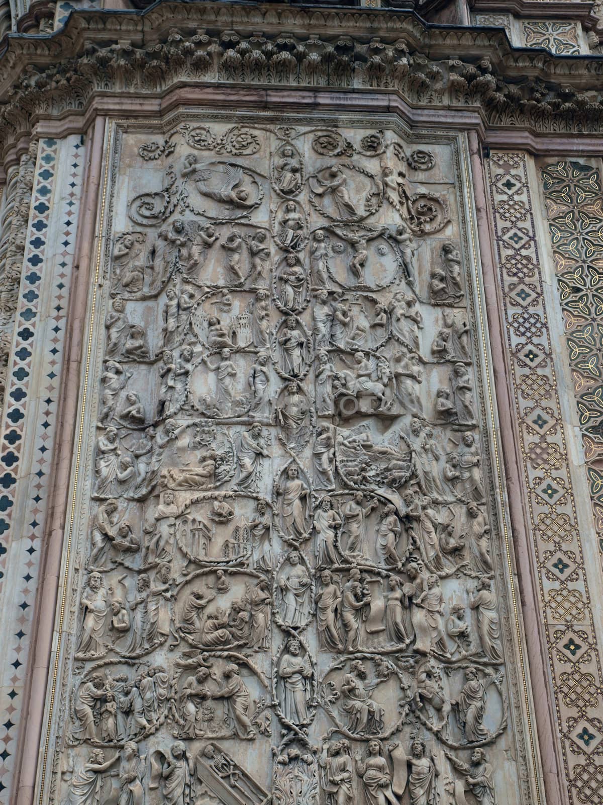 Orvieto - Duomo facade. The second pillar--the Messianic Prophesies
