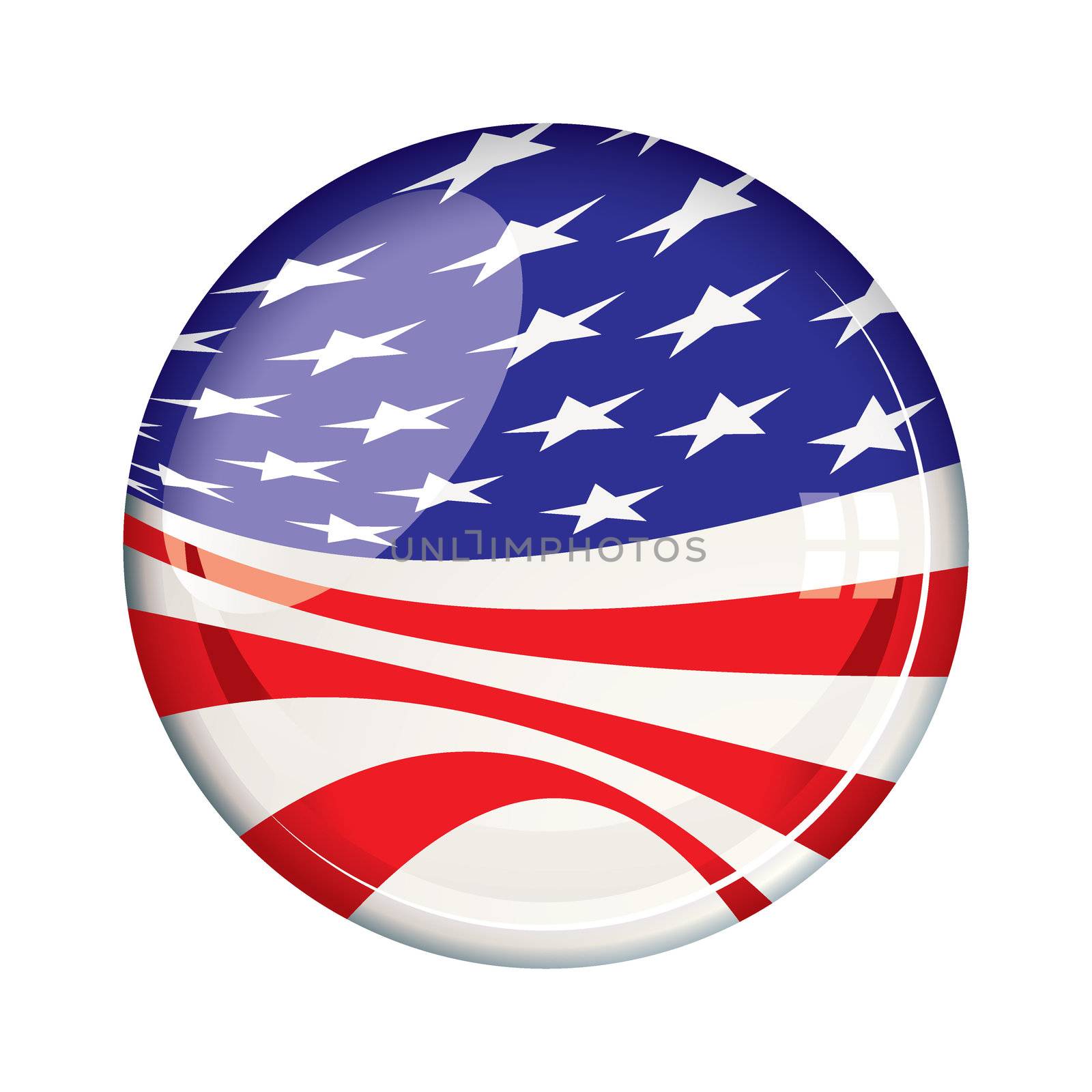 Vote 2012 American badge by nicemonkey
