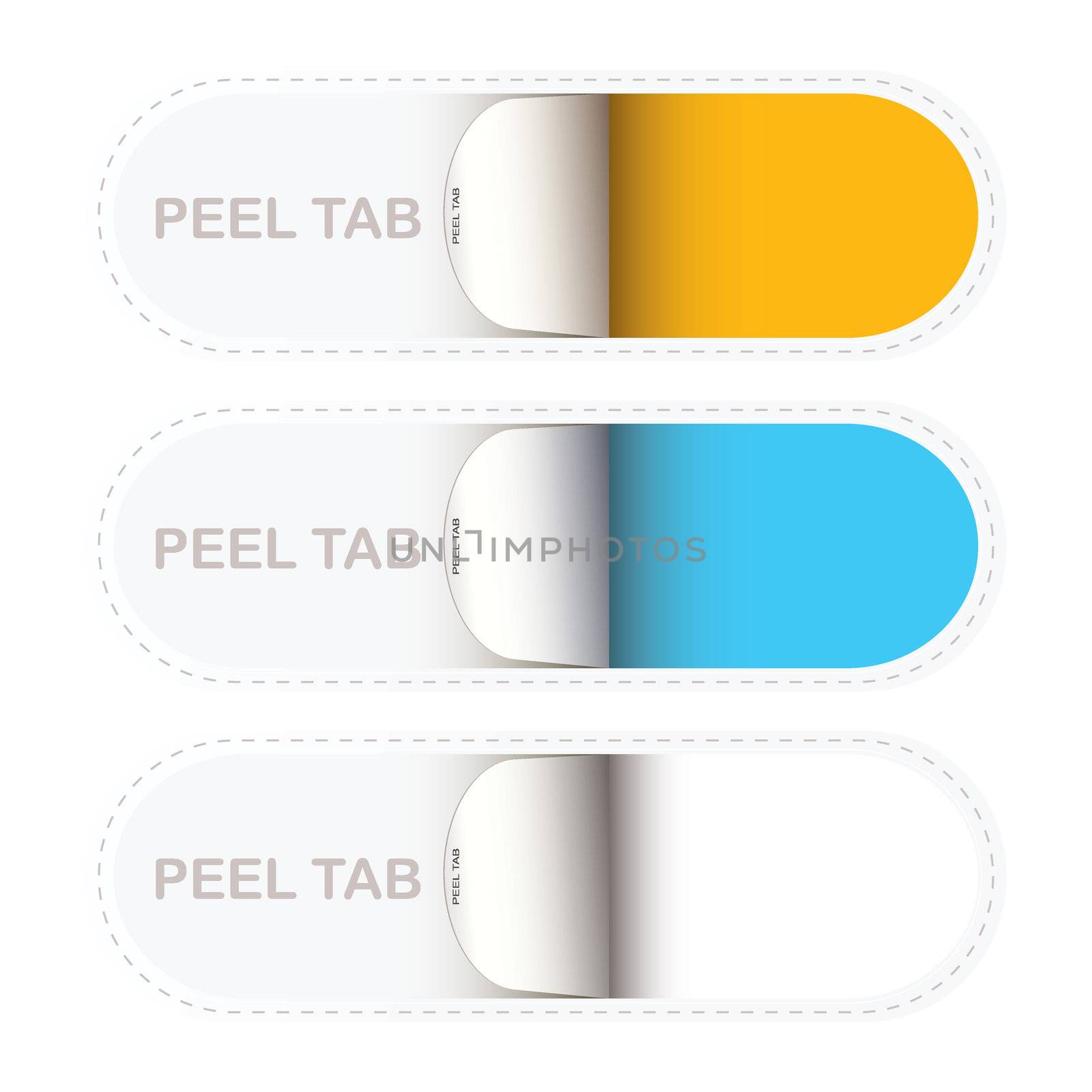 Paper peel tabs by nicemonkey
