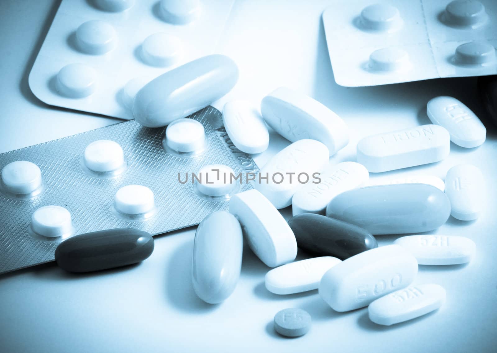 Packs of pills