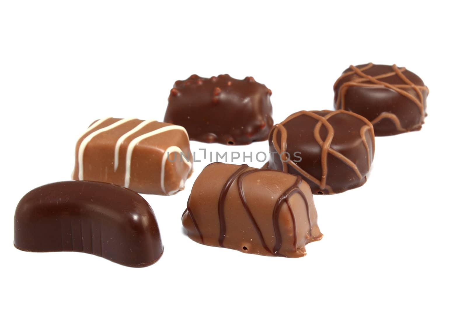 diversified chocolate candies by taviphoto