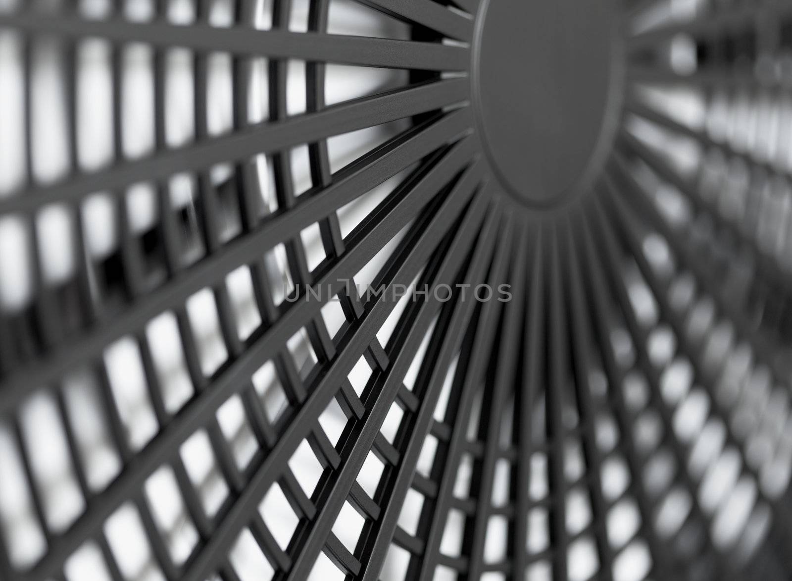 Large industrial fan close-up - abstract background