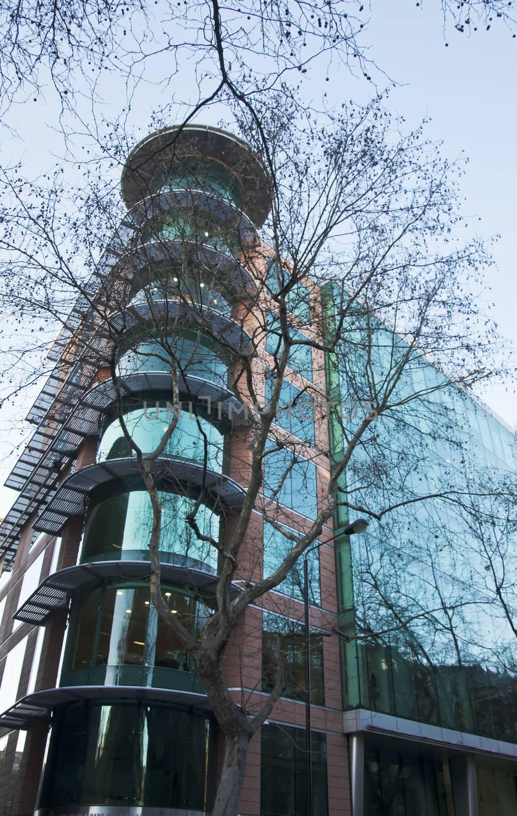 modern london building in central district of London, UK