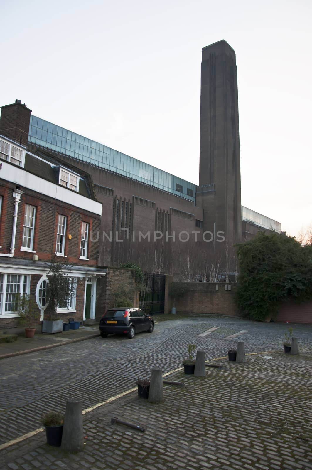 old structure of a factory in London, UK