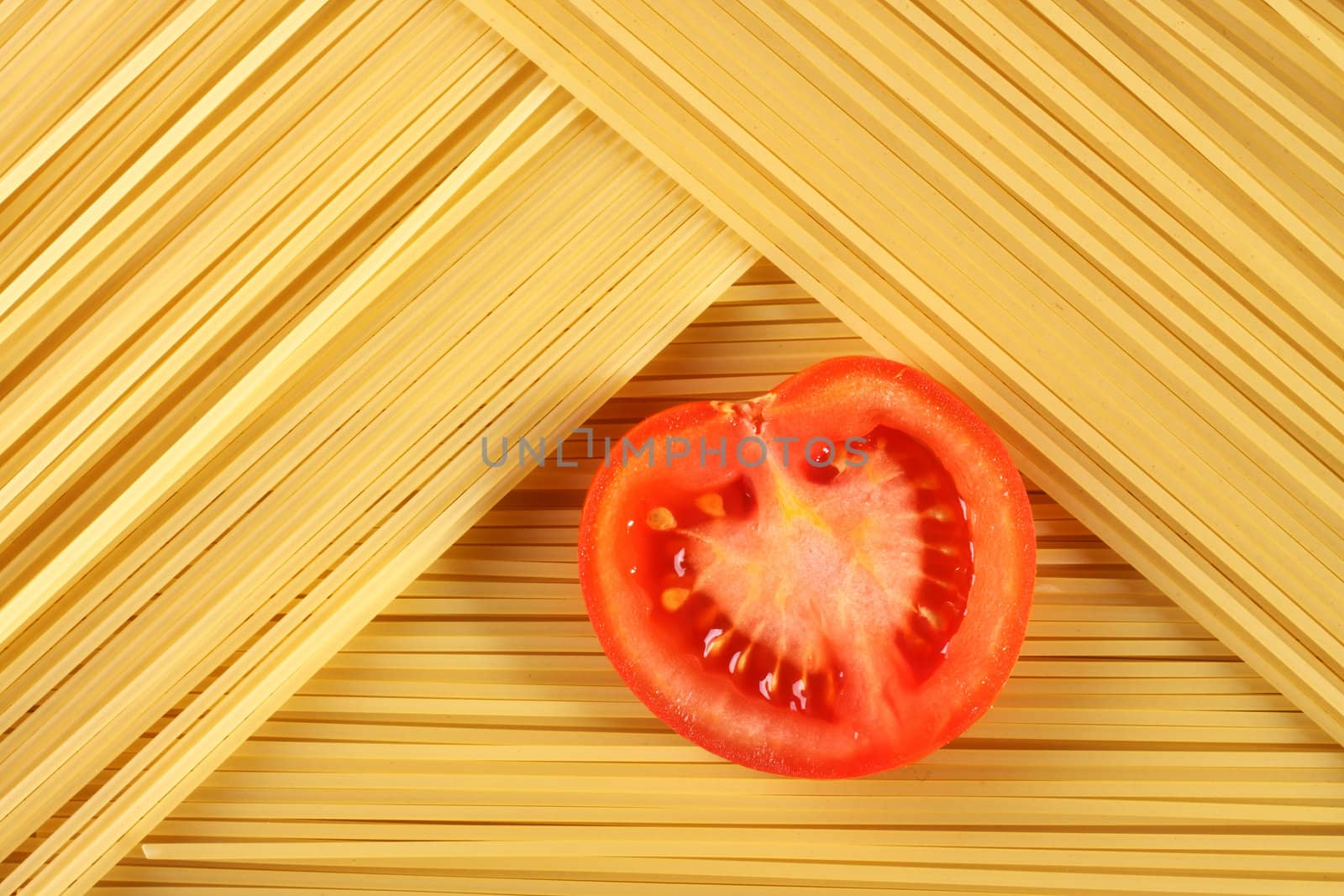 Ingredients for cooking italian pasta close up 