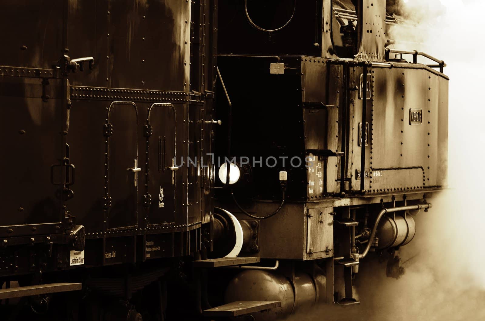 steam locomotive by gufoto