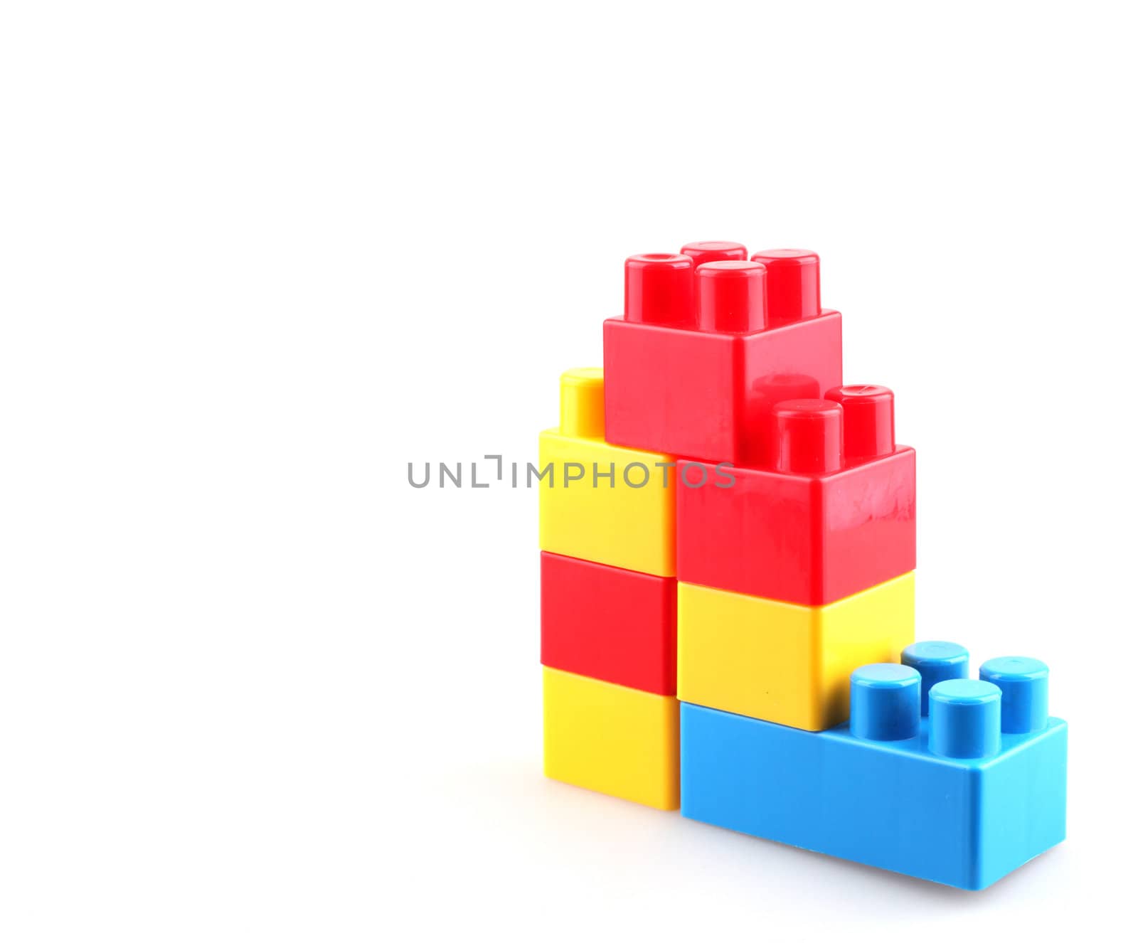 Plastic building blocks