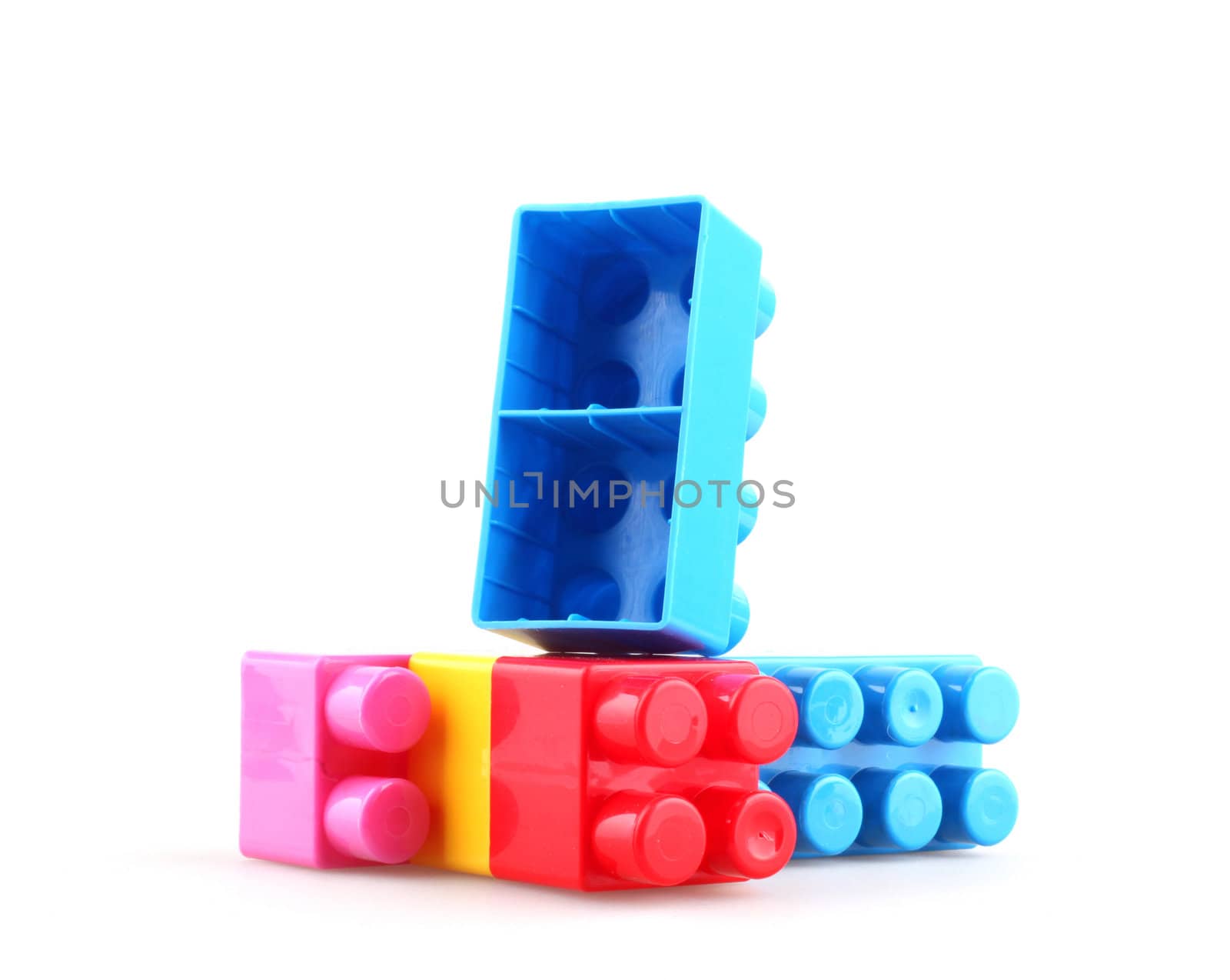 Plastic building blocks