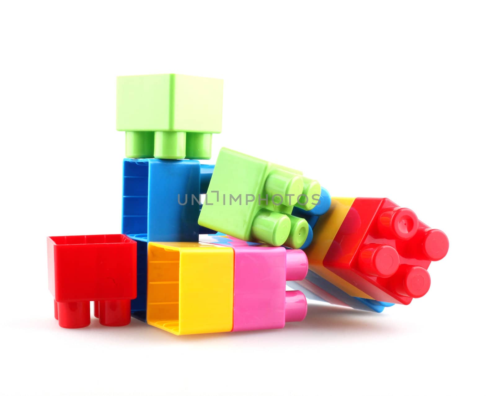 Plastic building blocks