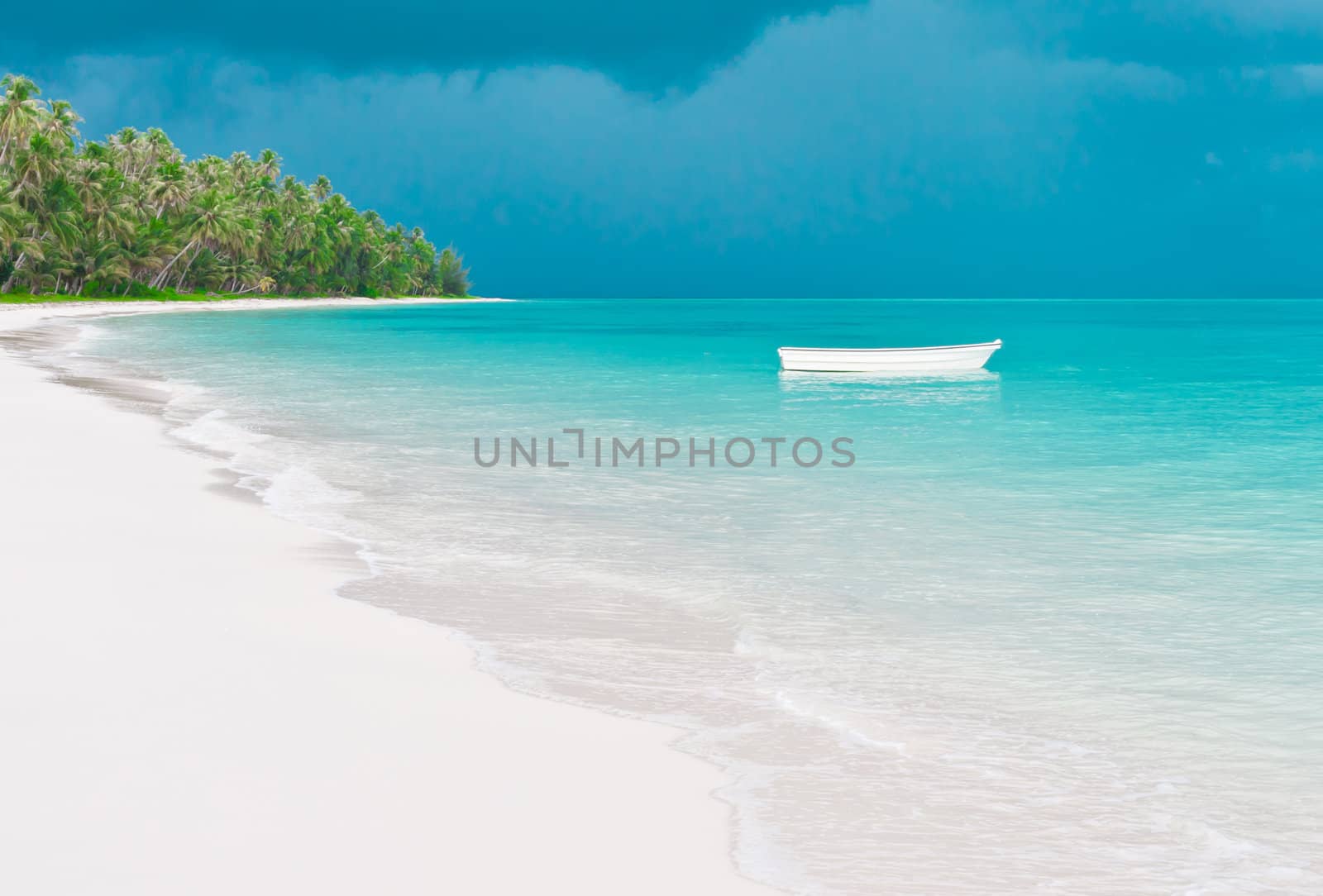 Desert island beach, Banyak Archipelago by photoroman