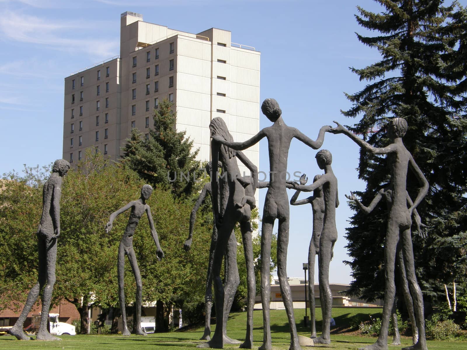 Sculpture in Calgary in Alberta, Canada