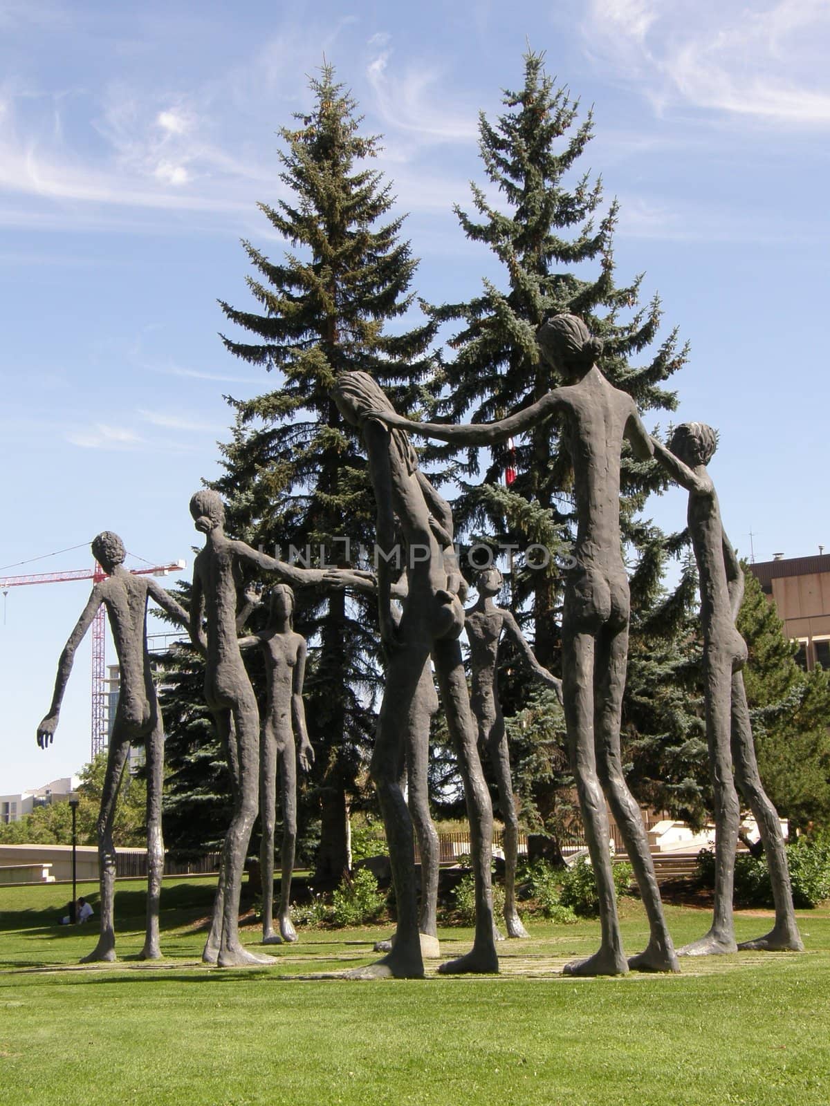 Sculpture in Calgary in Alberta, Canada
