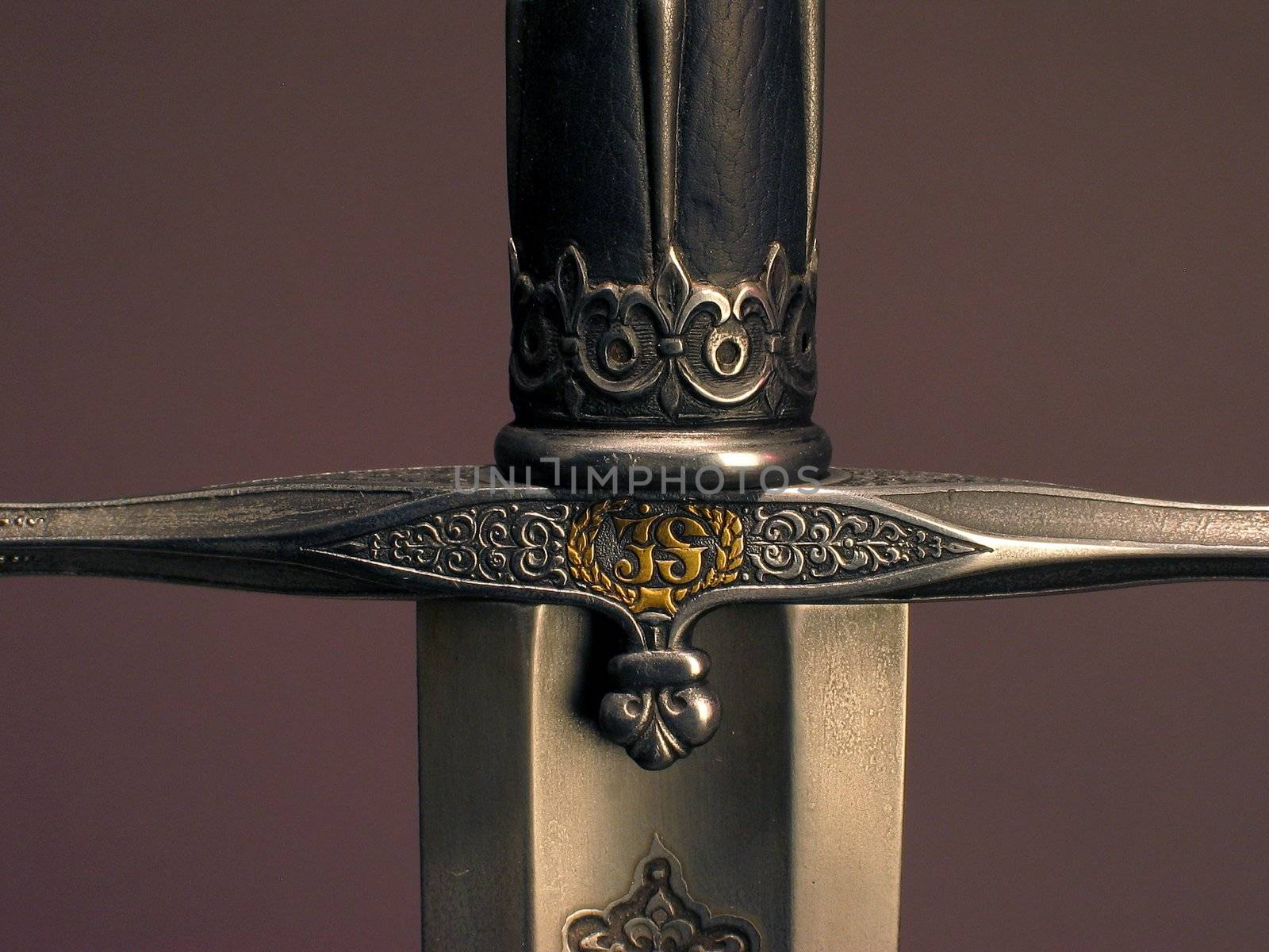 Smart sword of the knight of the Middle Ages