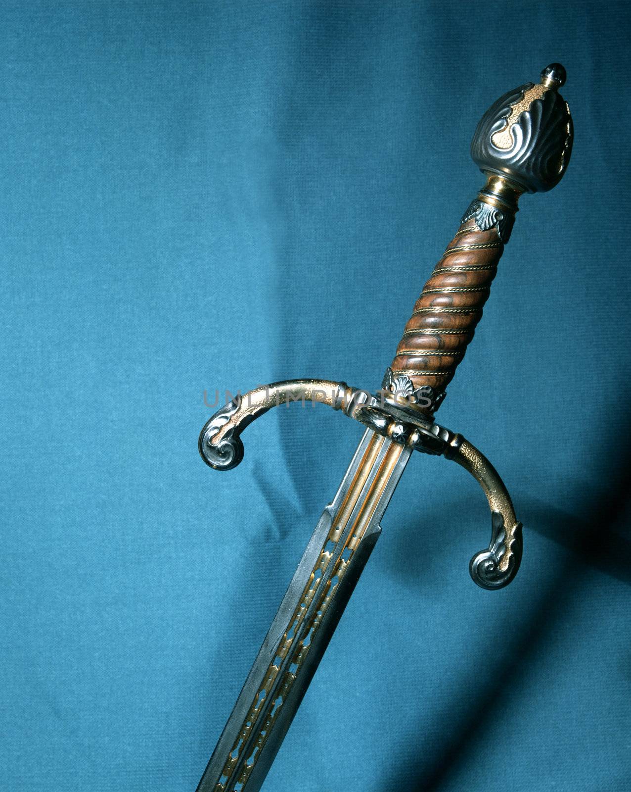 Smart sword of the knight of the Middle Ages