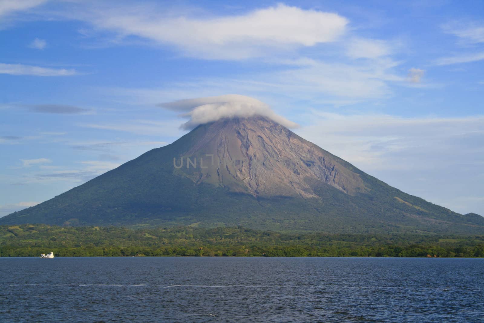 The volcano Concepción in Nicaragua
