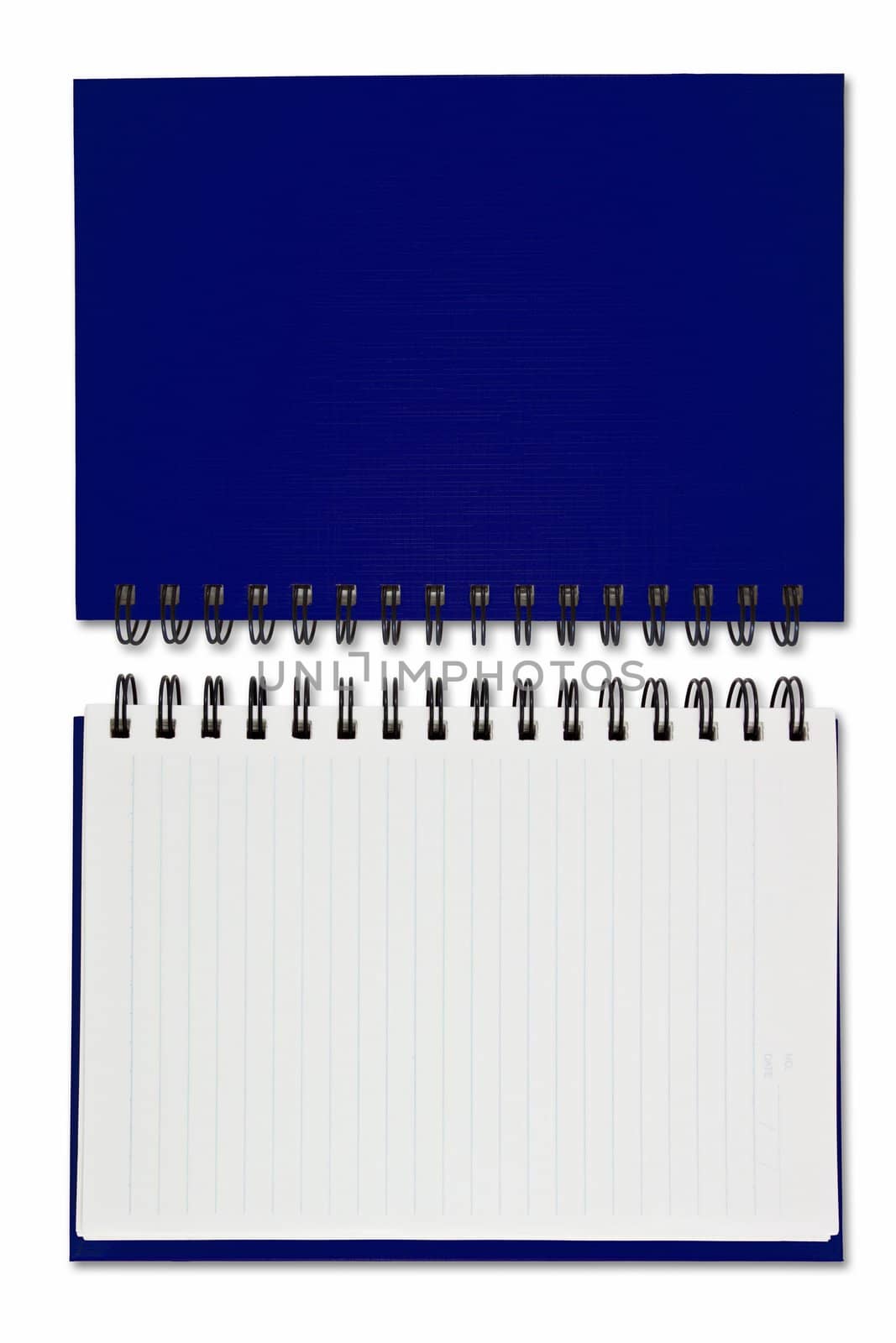 blue Blank Note Book by witthaya