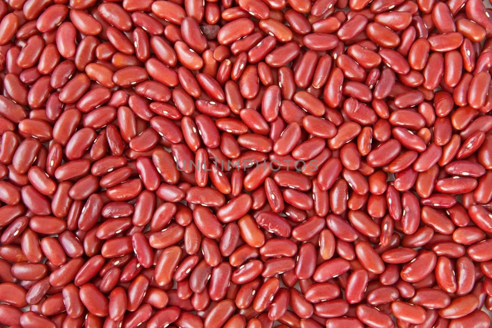 Red beans pattern as background