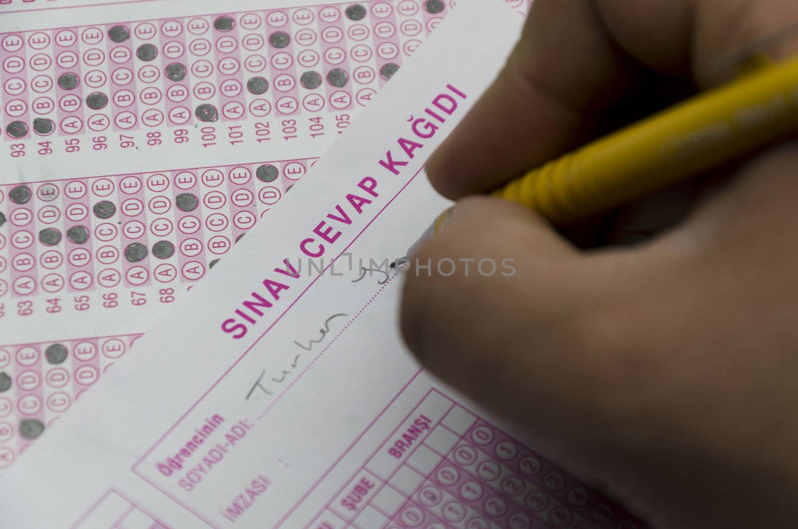 Entrance exam paper