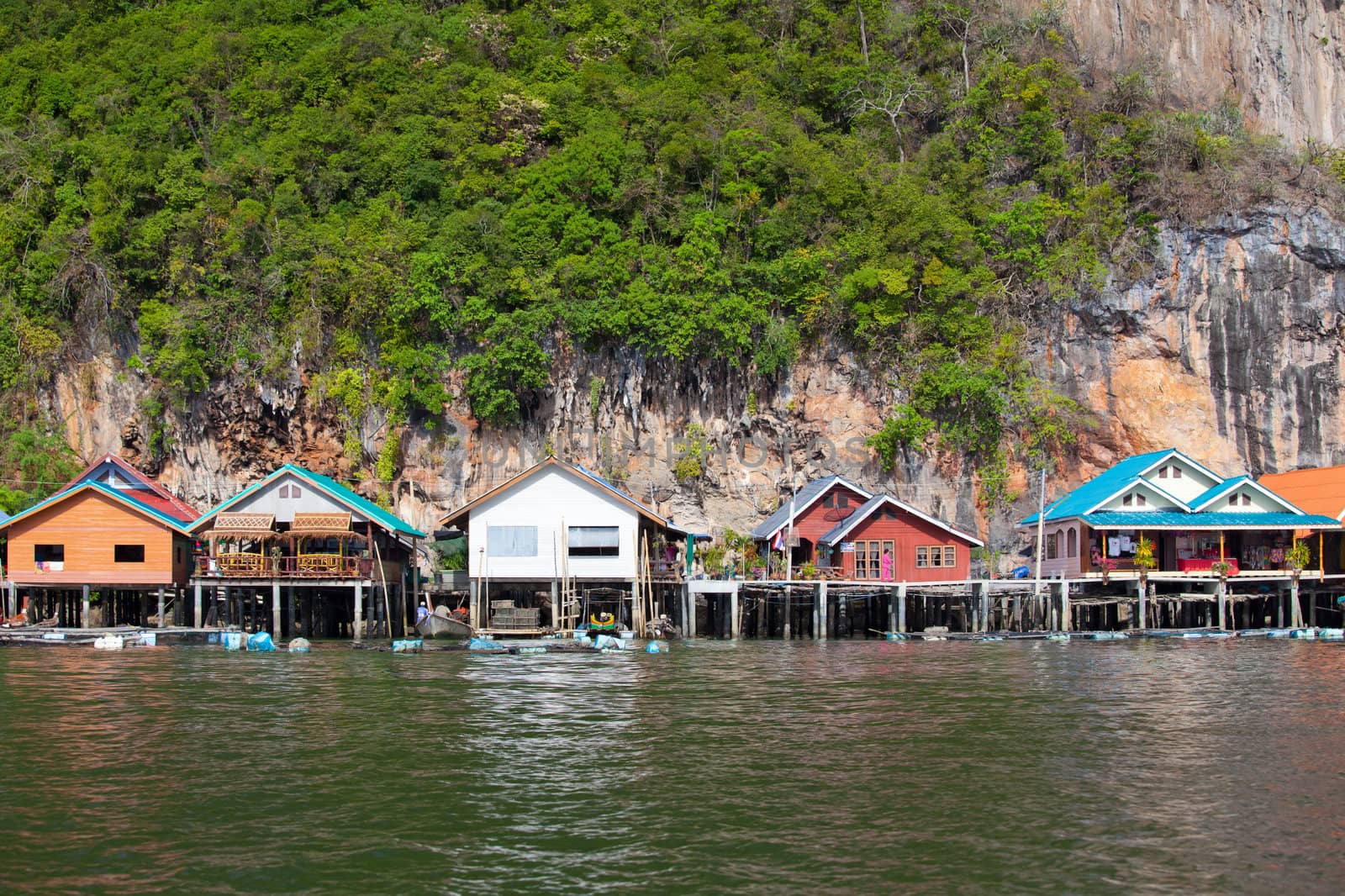 Fishermen's Village, on the Coast of Thailand