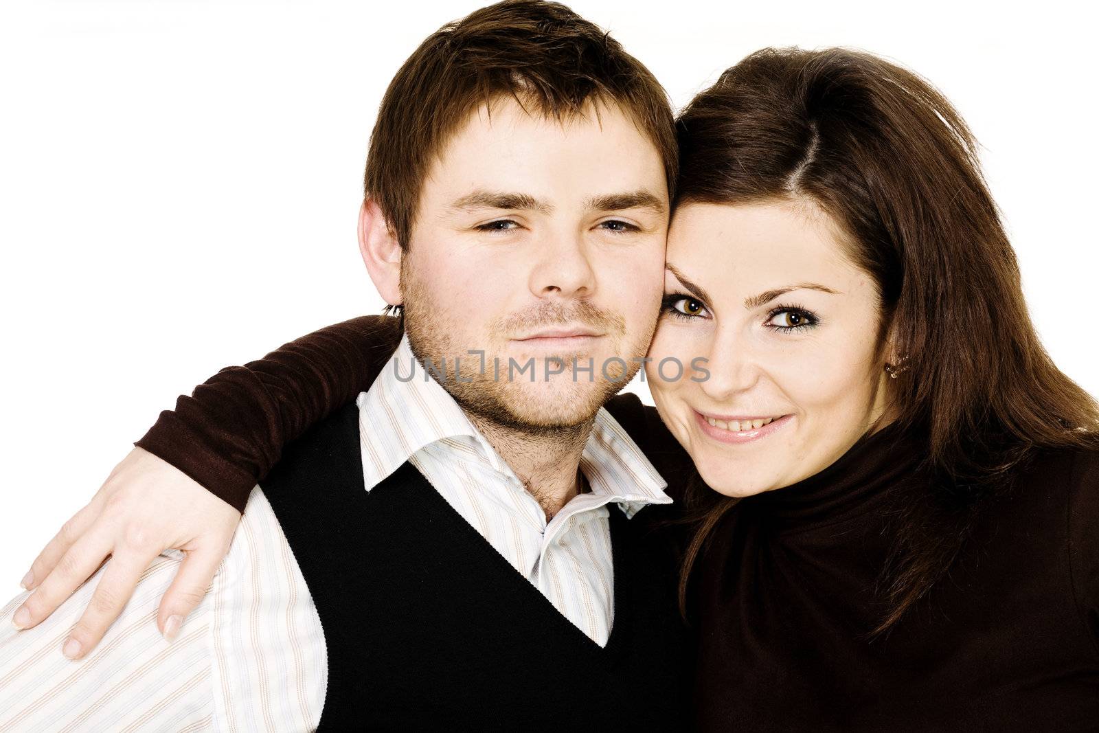 Stock photo: love theme: an image of a man and a woman