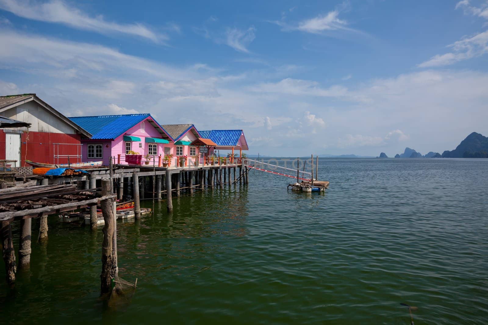 Fishermen's Village, on the Coast of Thailand