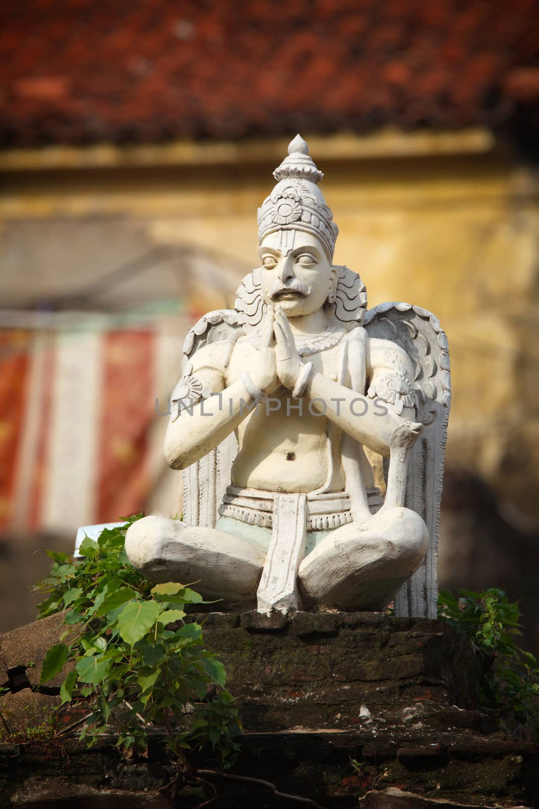 Stone Garuda (bird deity) statue