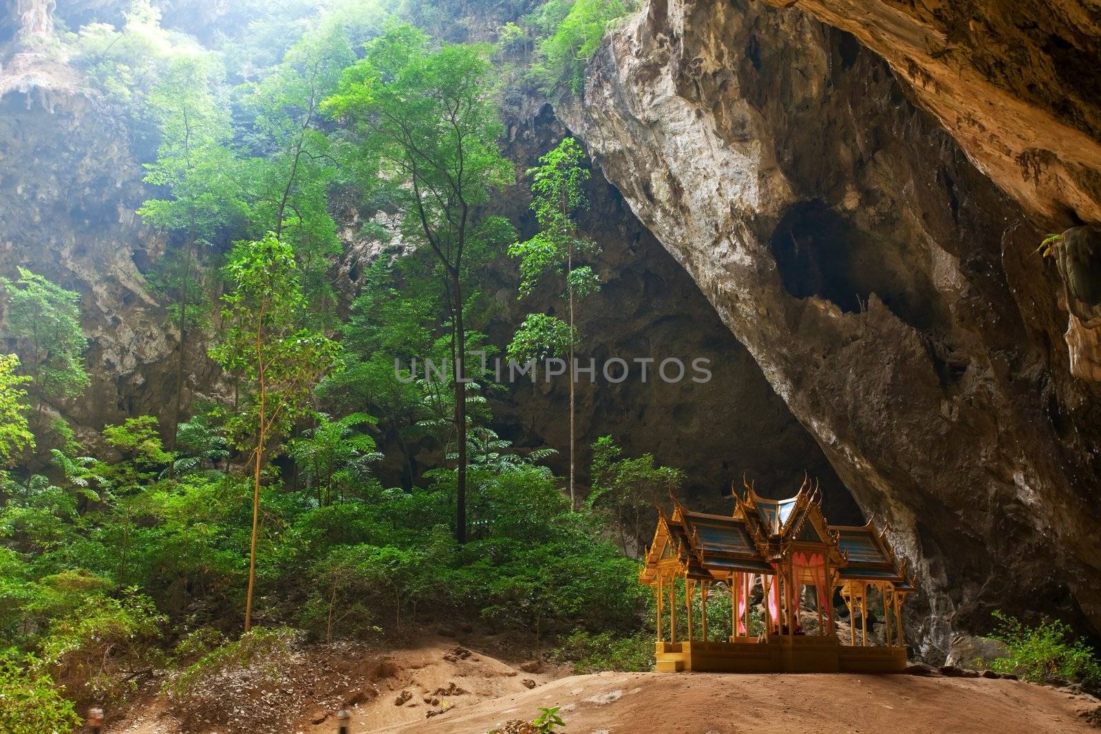 Pavilion in Phraya Nakorn cave,Thailand