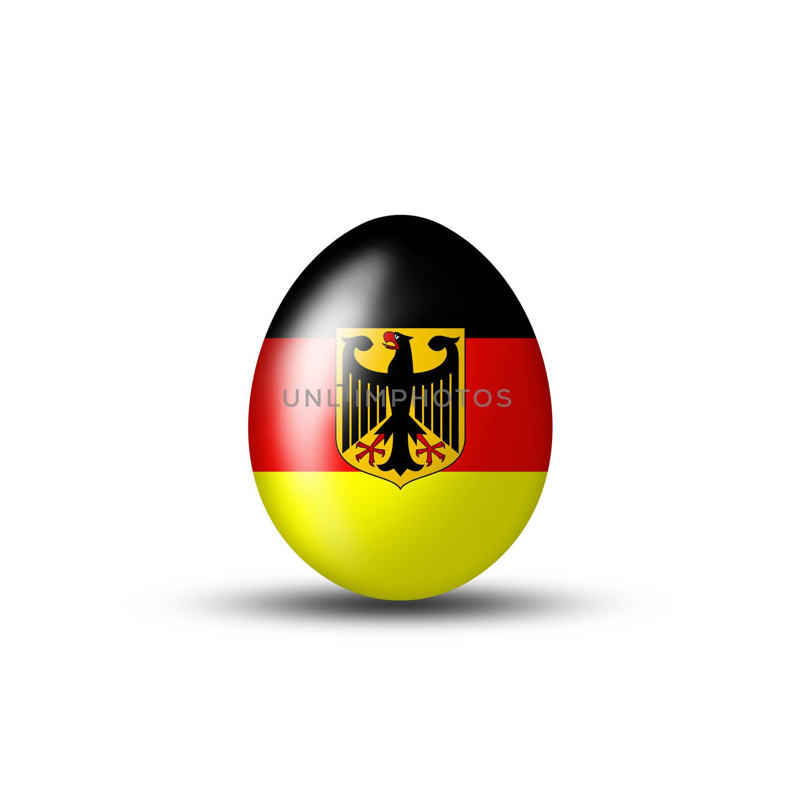 Egg with the German coat of arms by photochecker