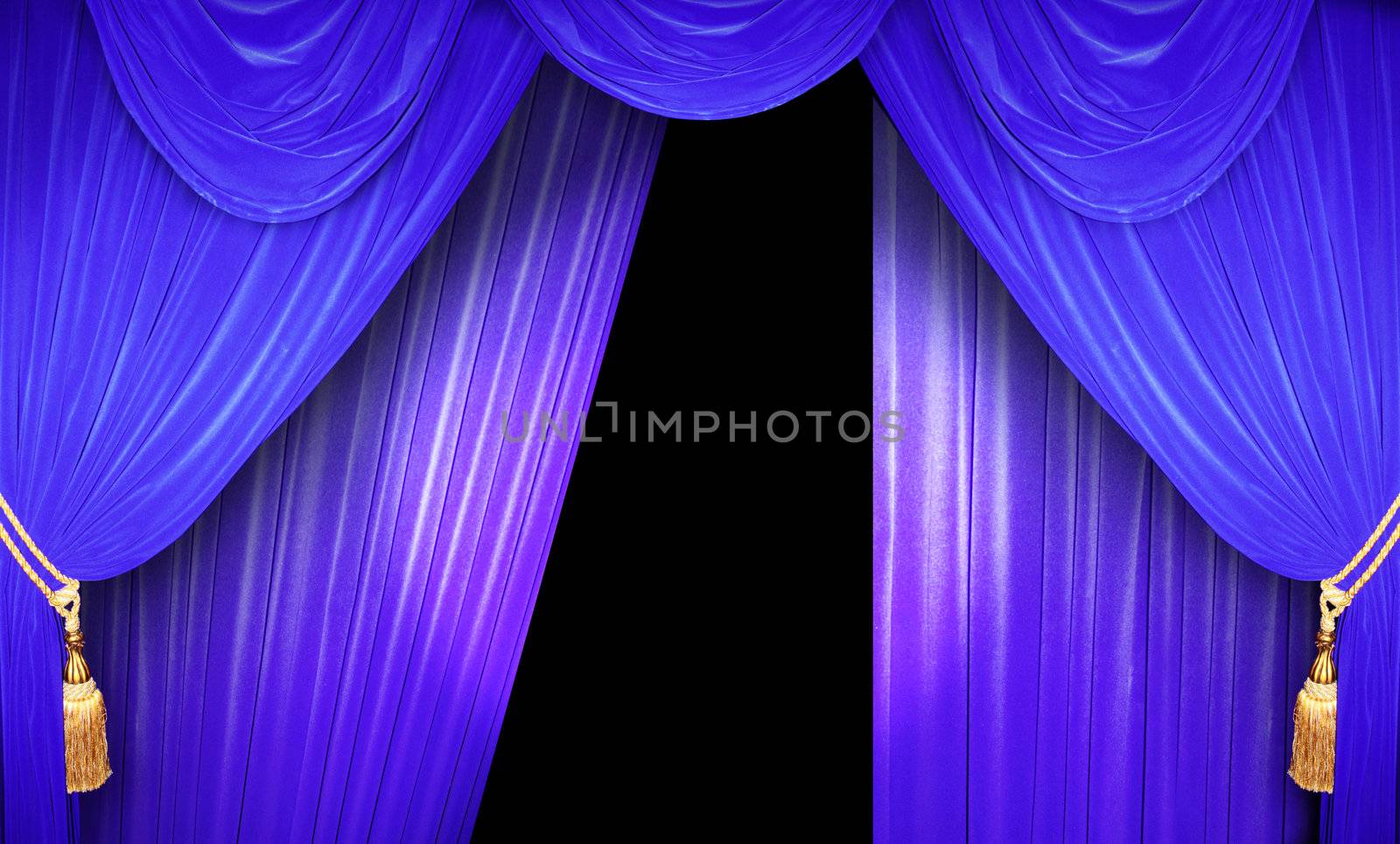 curtain of a classical theater 