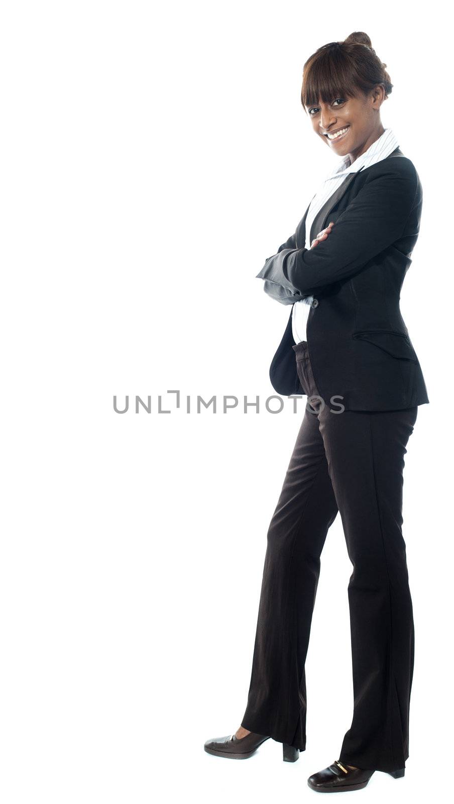 African female manager of a company by stockyimages
