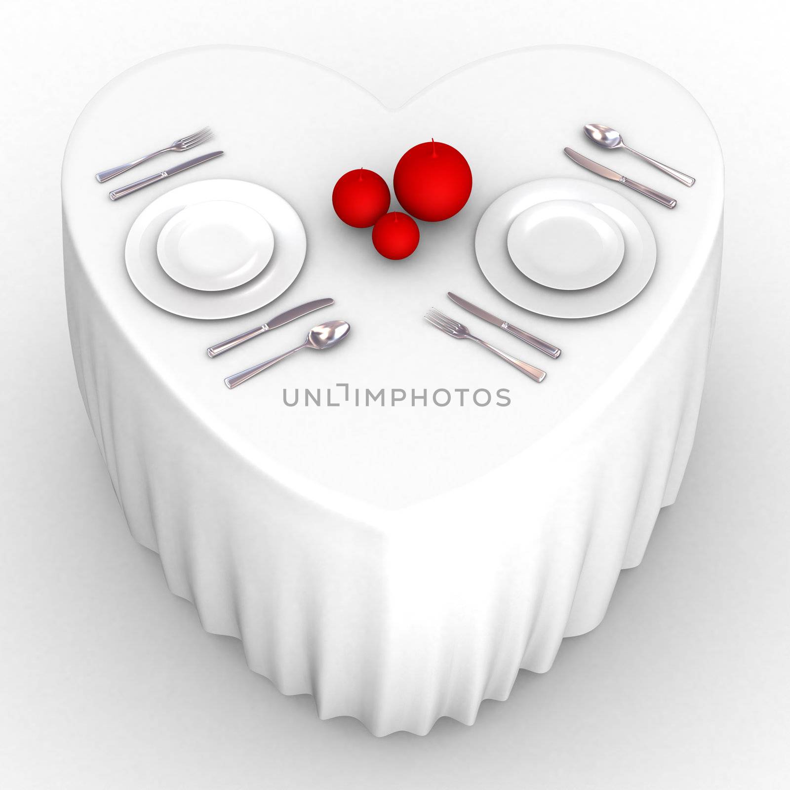 3d heart table by koun