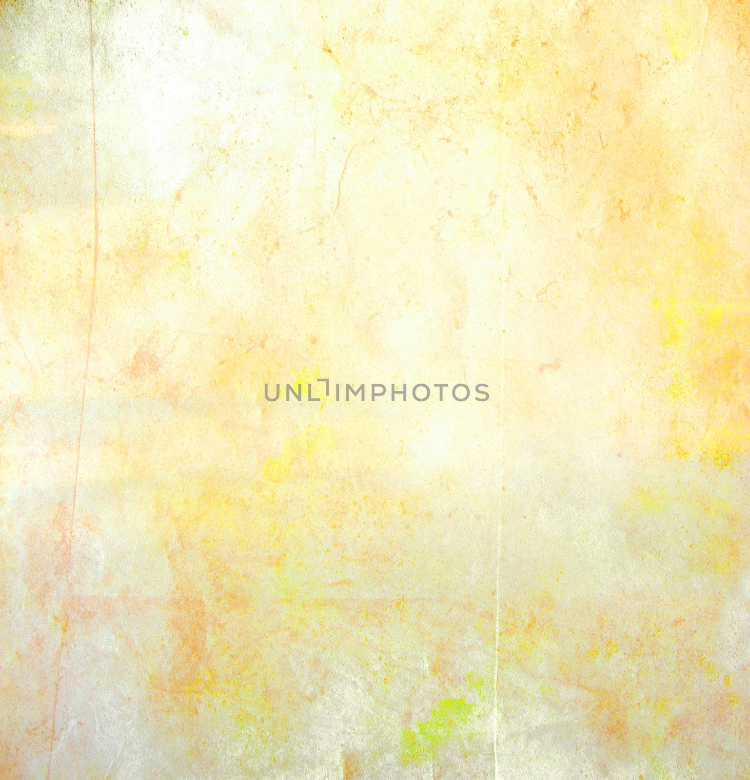 abstract yellow grunge watercolor background  by nuchylee